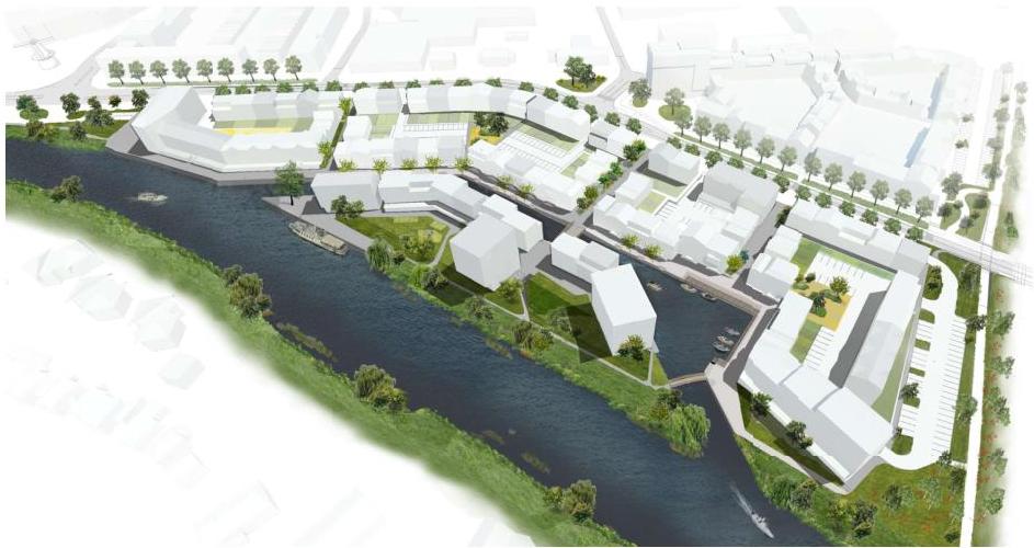 3D Plattegrond stedenbouwkundig plan Iseldoks Doetinchem 