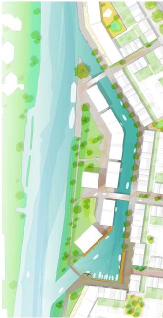 Plattegrond stedenbouwkundig plan Iseldoks II